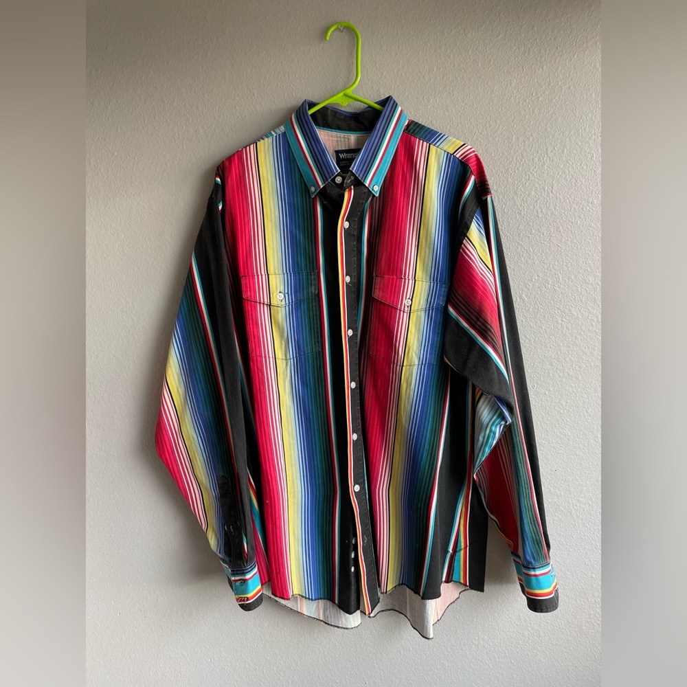 Vintage Wrangler Serape Button Down